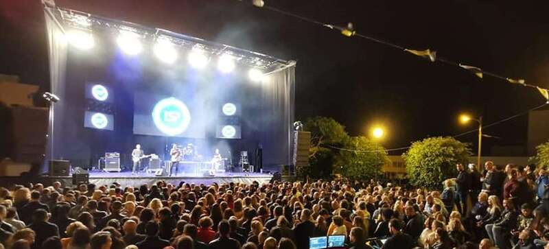 Imagen de archivo de un concierto celebrado en El Calero durante las fiestas de la Virgen de Fátima/TA.